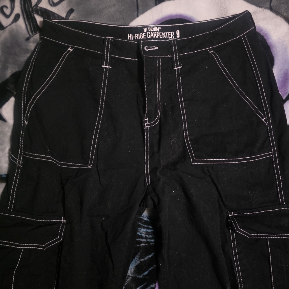 Hot Topic Carpenter Cargo Pants Black